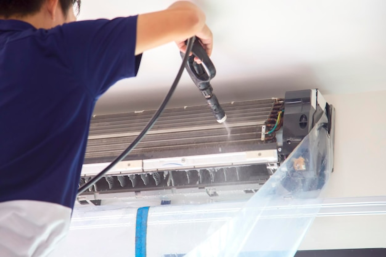 Air conditioner cleaning